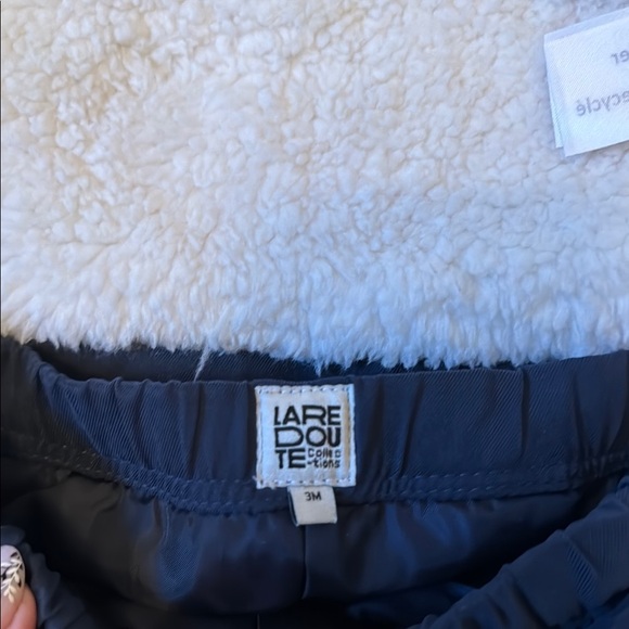 Navy Blue Baby Snowsuit with Hood - Picture 5 of 6
